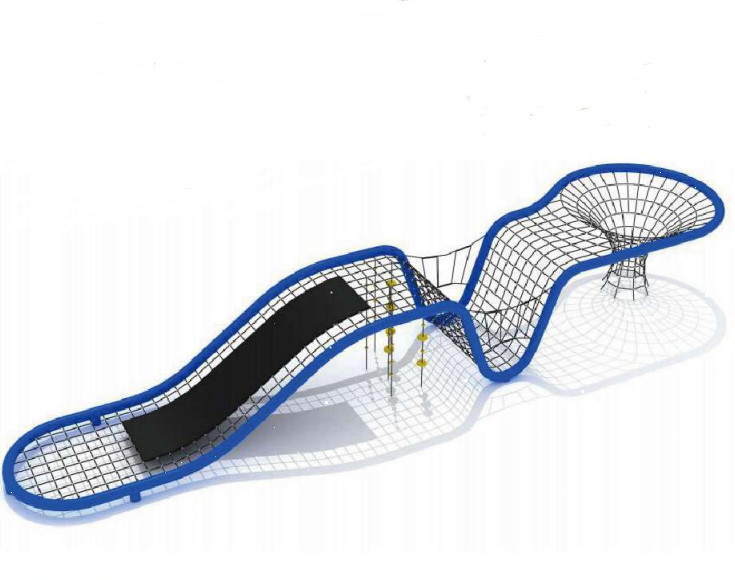 8*8*6m Customized Size Playground Pyramid Climbing Net For Children