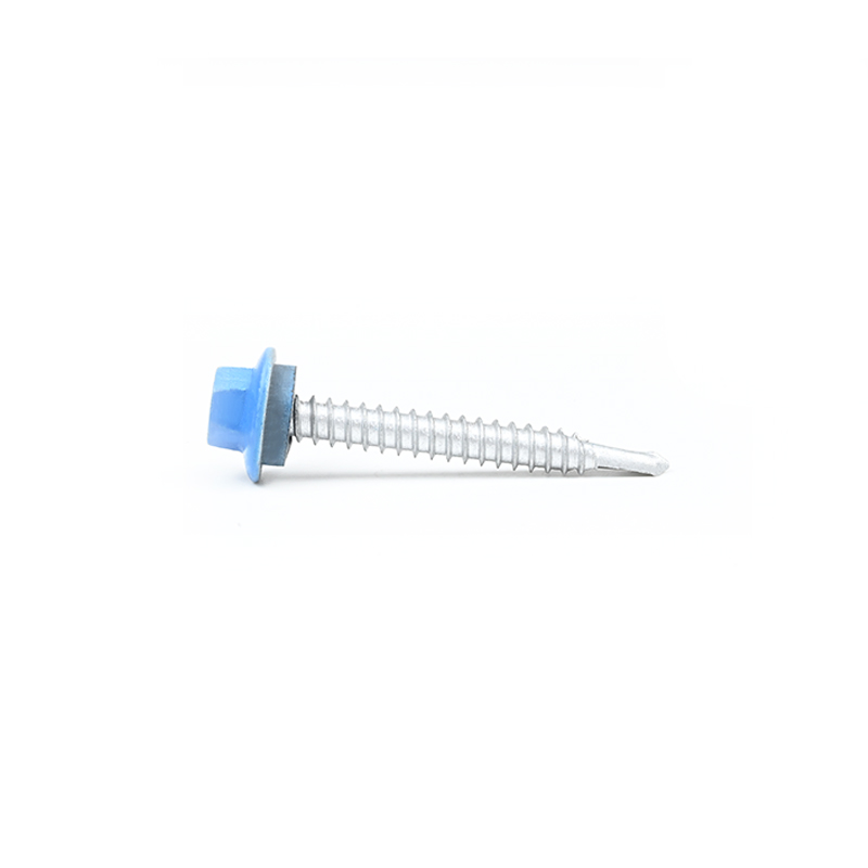 Building Envelope System Fluorocarbon Baking 5.5x45 Stainless Steel Flange Teks Roof Screw