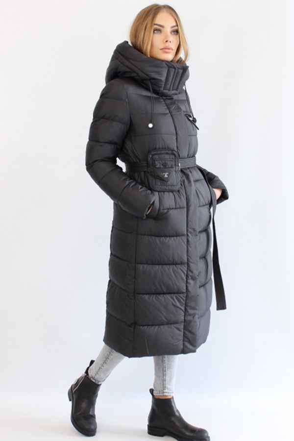 FODARLLOY Ladies Warm Hooded Cotton-padded Clothes Slim Long Down Winter Jackets Women Coats Woman Coat Elegant Casual Thick