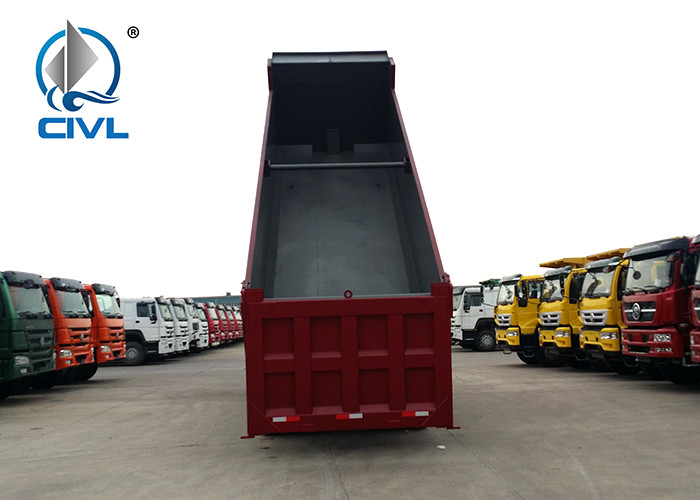 12TIRES EUROII Low Fuel Consumption Efficient Tipper Dump Truck 371HP 8x4 RHD
