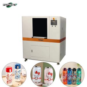 Quality 300mm Length Cylinder UV Printer With Rotary Device 3D Embossed Spot Varnish For Bottle Printing wholesale