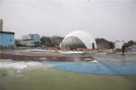 90' Steel Frame Structure Geodesic Dome Tents , Outdoor Festival Tent Celebratio