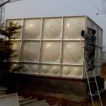 Large Capacity Square FRP Fiber Reinforced Polymer Water Storage Tank Bolted