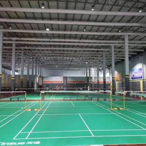 Quality Enlio Outdoor Sport Used Badminton Mat PVC Vinyl Floor Roll Waterproof Fireproof Plastic wholesale
