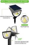 2200mAh 10W LED Solar Landscape Spotlights IP65 Waterproof 3300k