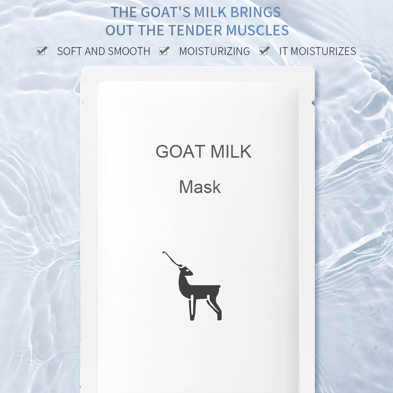 30ml Goat Milk Facial Mask Hydrating Sheet Mask Nourishing Lightening
