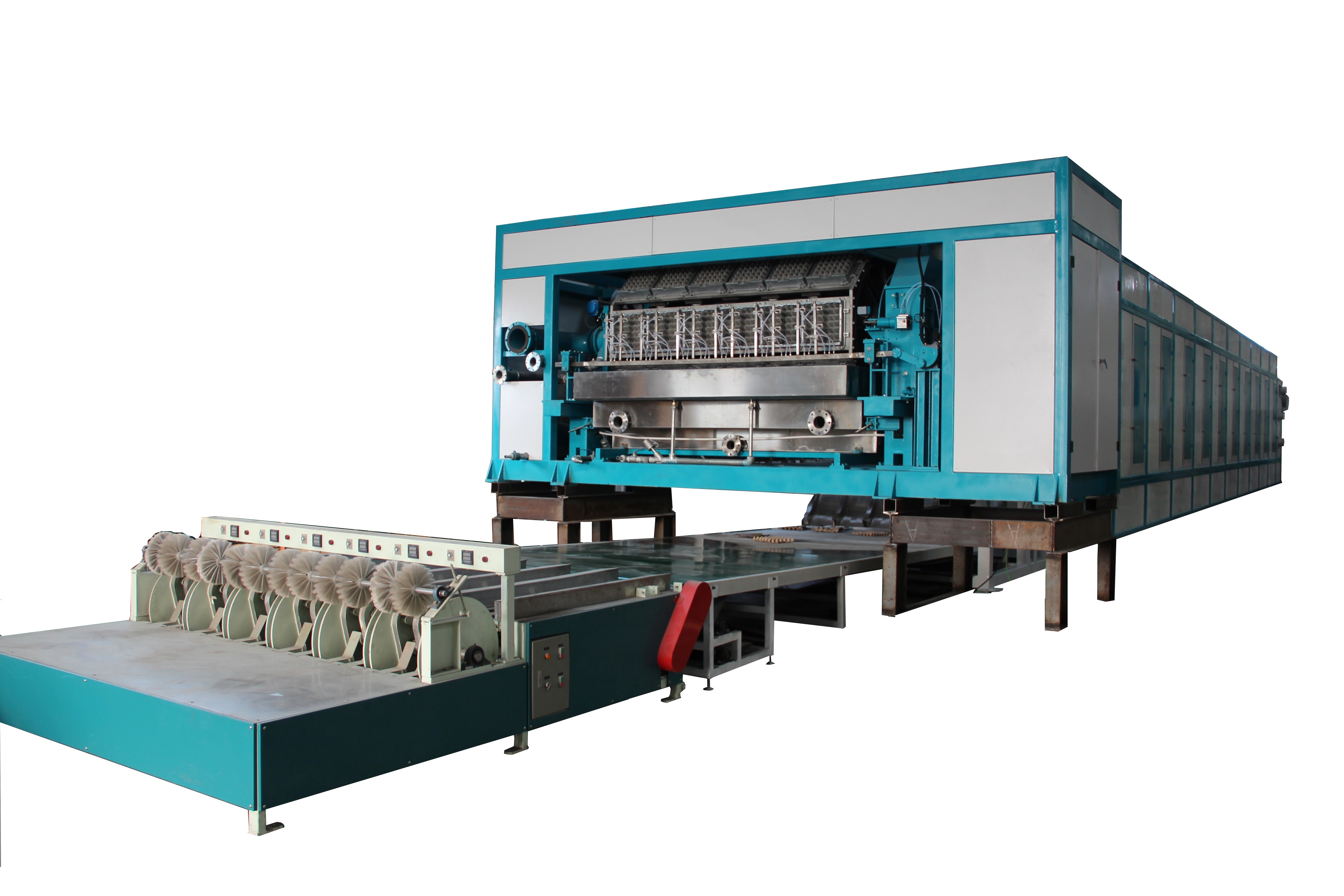 Fully Auto Biodegradable Rotary Type Production Line With Multi - Layers Dryer And Stacker