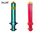 Dump Truck Single Acting Telescopic Hydraulic Cylinders With Heavy Duty Welded