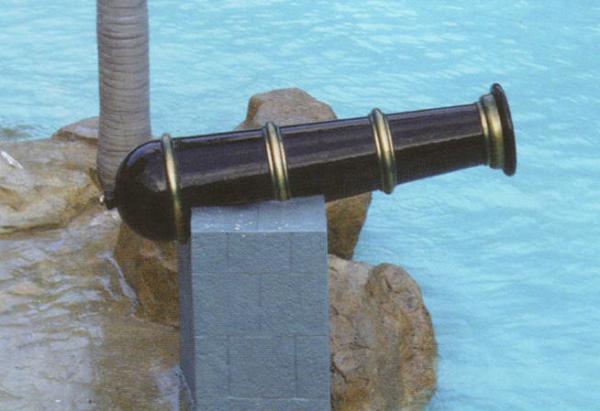 Custom Aqua Park Equipment Water Cannon for Water Pool Toys , Water Games and