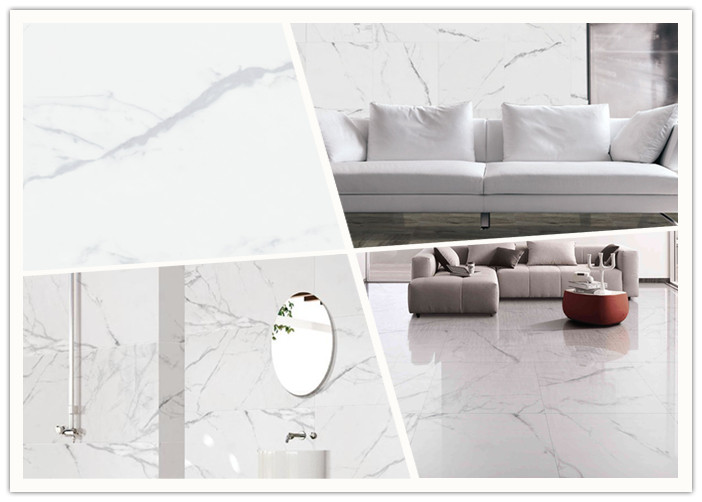 Acid Resistant Marble Effect Ceramic Wall Tiles Less Than 0.05% Absorption Rate