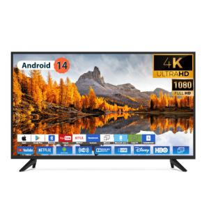 Quality 65 Inch Uhd Large Televisions For Hotel 4k Led Smart Tv Android wholesale