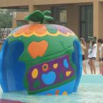 Different Style Spray Park Equipment , Fiberglass Splash Park Equipment
