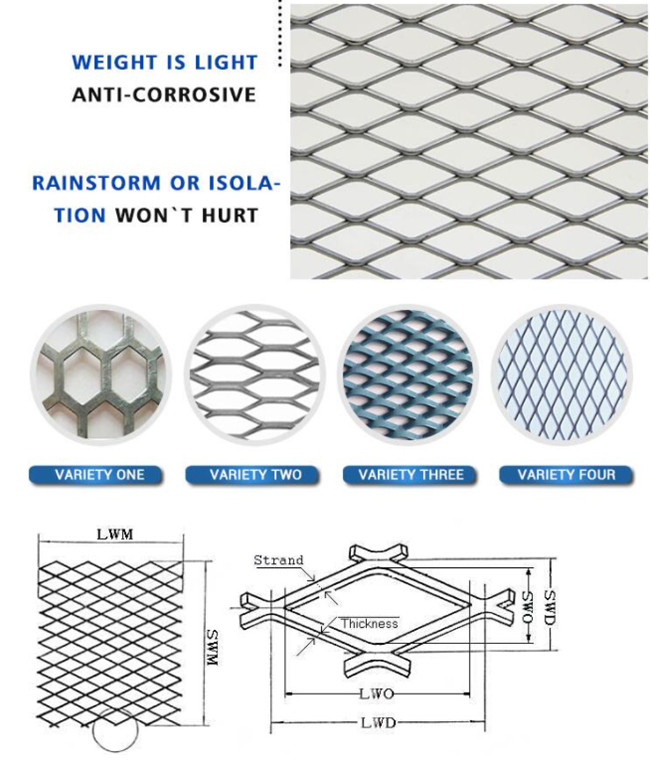 Ultra Fine Aluminum Expanded Metal Wire Mesh For Producing Electric Mosquito Swatter