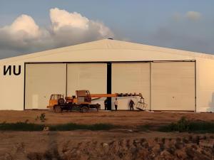 Quality Long Lasting Iron Steel Structure Hangar Buildings Fire Resistant wholesale