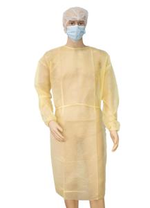 Quality Non Woven Disposable Protective Gowns Breathable With Elastic Cuffs wholesale