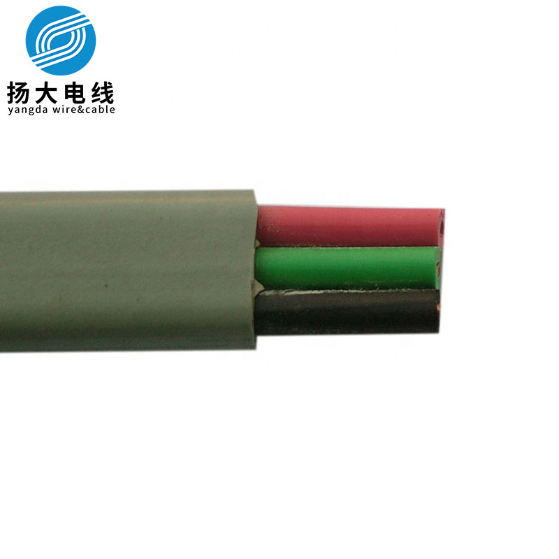 PVC Insulated Flat Ribbon Cable For Fixed Power Equipment Wiring
