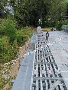 Quality Modular Steel Bailey Bridge Panel Shoring Prefabricated Temporary Rental Q345B Steel wholesale