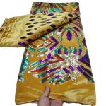 Cheap Personalized Competitive Price Black And Gold Lace Fabric