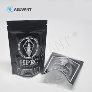 Quality Zipper Top Sealing Mylar Bags Smell Proof 7g 28g 1oz Printed Matte Glossy wholesale