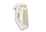 Recyclable Present Paper Bag , Extra Large White Gift Bags Hot Stamp Logo