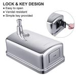 34 Ounce Bathroom Shower Soap Dispenser Corrosion Proof Lining Bathroom