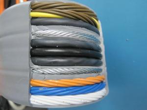 Quality Flat Traveling Cable for Elevator use, Shielded Flat Travel Cable 66cores wholesale