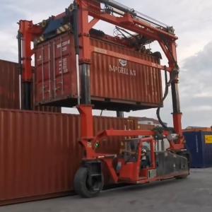 Quality Standard Container Straddle Carrier Manufacturer 35T For 20ft 40ft 45ft Container Lift wholesale