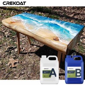 Quality Crystal Clear High Gloss Finish Table Top Epoxy High Viscosity Self - Leveling wholesale