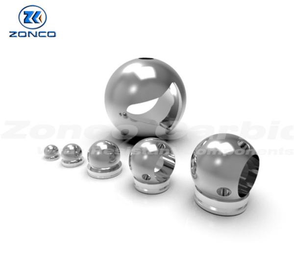 Precision Tungsten Carbide Valve Seats / Ball Valve Seat Good Temperature