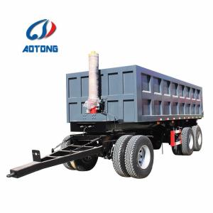 China Buyer's Request 2 Axle 20Tons Draw Bar Full Mesh Tipping Trailer Cargo Fence Trailer on sale