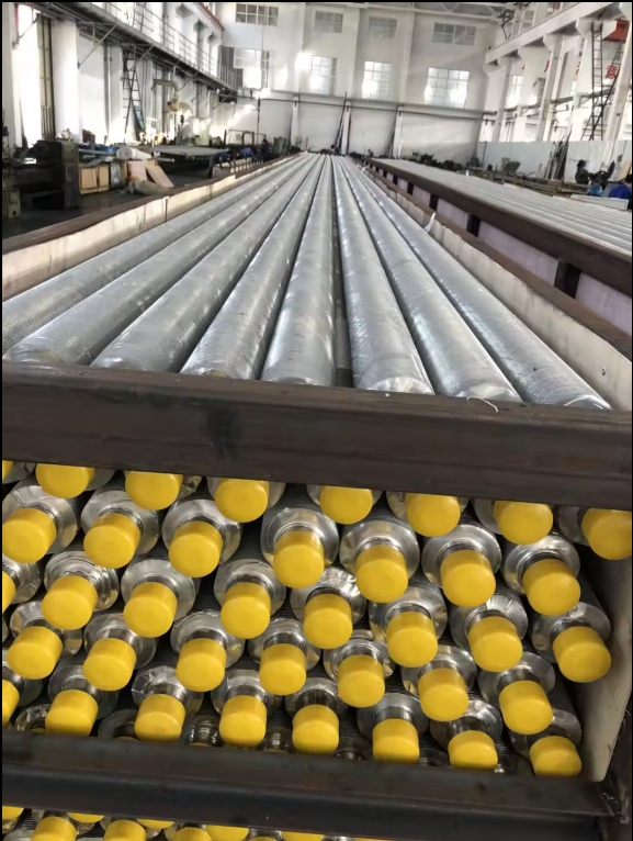DELLOK   High frequency Welding spiral fin tube for boiler economizer 2