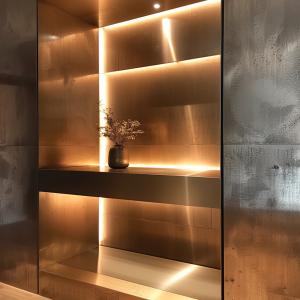 Quality Custom Sized Fireproof A Class Stainless Steel Niche with PVD Coating Options wholesale