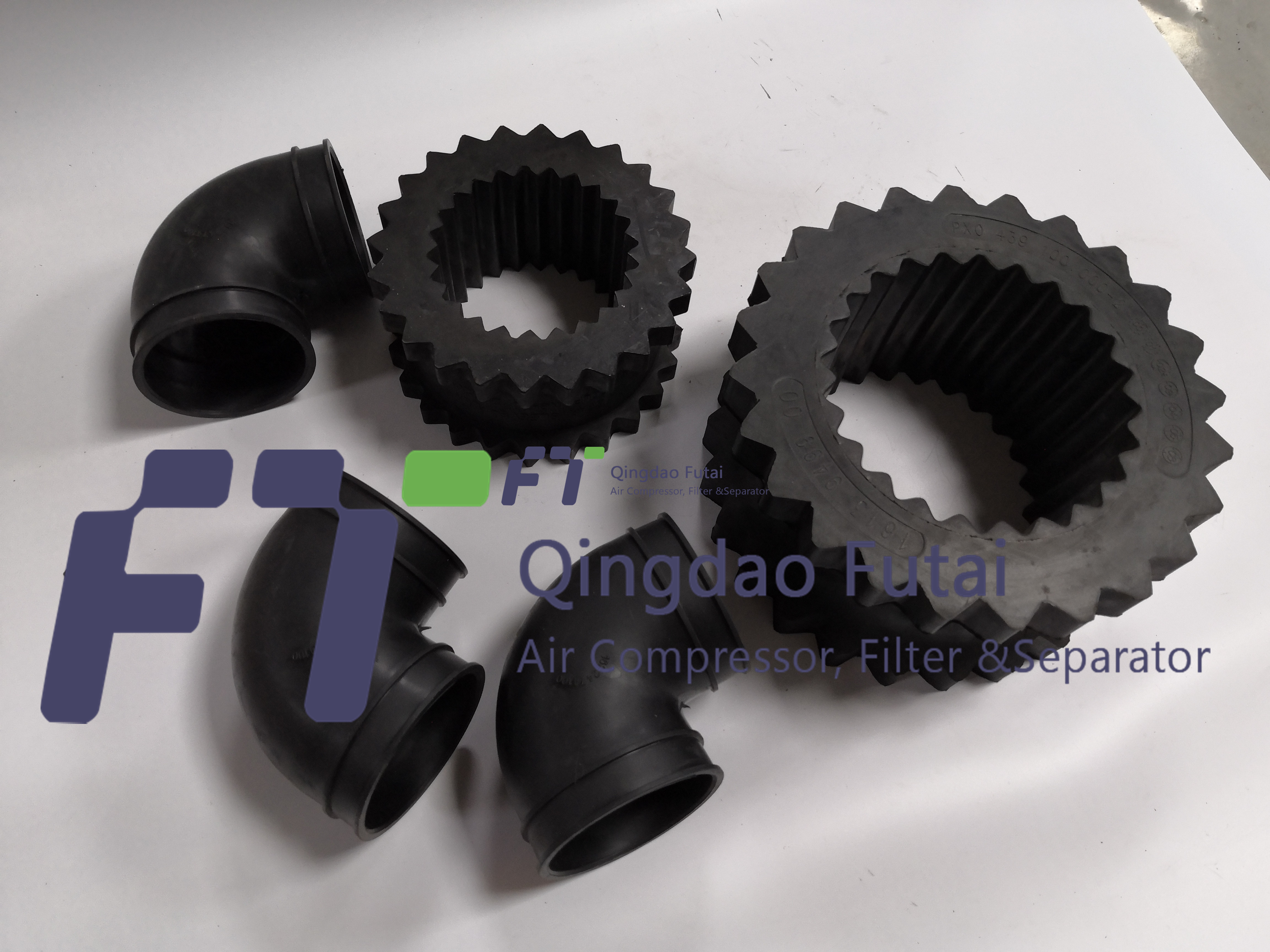 1614873800 Atlas Copco Alternative Black Flexible Rubber Couplings