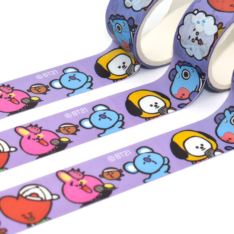 Kawaii Japanese Washi Paper Acrylic Adhesive Tape Washi Paper Masking Tape Christmas Washi Tape