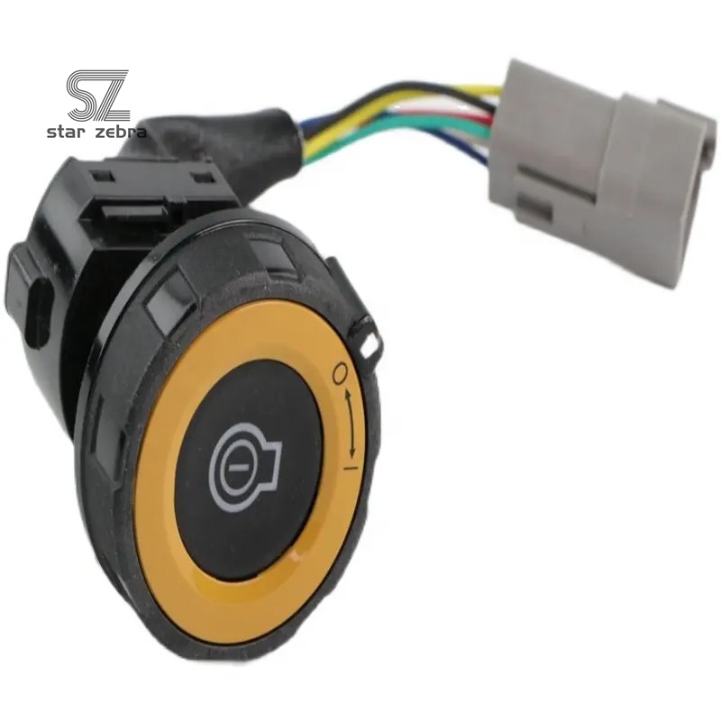 CAT E340 E352 E320 E323 E336GC C7.1 C9.3 C13 Excavator One-Key Start Button from 5265708 Carter Durable and Long-Lasting