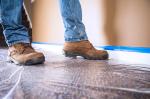 4 Mil Carpet Floor Temporary Carpet Protection Self Adhering Film