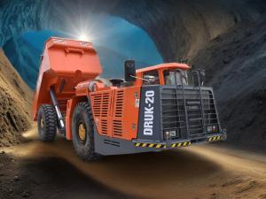 Quality DERUI DRUK-20 Underground Gold Mine Copper Mine Usage Dump Truck wholesale