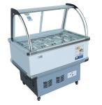 Fruit lo display cabinet frozen refrigerator cabinet four fruit soup crisper