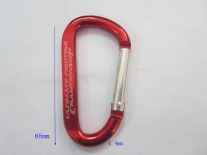 Quality D-shaped Aluminum Alloy Climbing Carabiner for sale wholesale