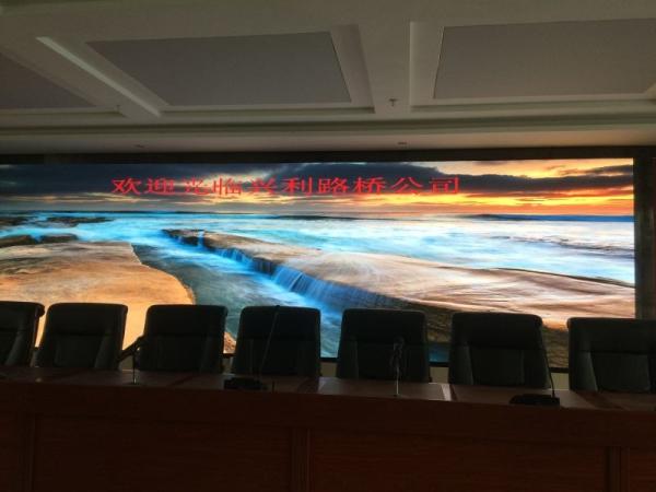 Magnet Install Indoor LED Video Screen AC220V/50Hz 128*64 Module Resolution
