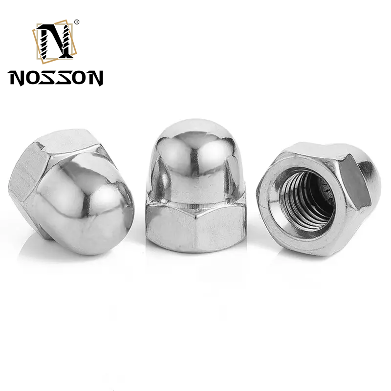 Metric Measurement System Oil Gas Industry SS 316 Dome Nut M3 M4 M5 M6 M8 for Heavy-Duty Applications