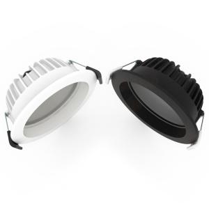 Quality SMD Antiglare CCT Led Downlights IP54 10W Surface Mounted Black And White wholesale
