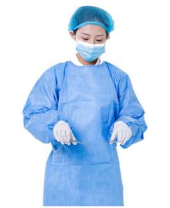 Quality SMS Disposable Protective Coveralls Reinforced Surgical Disposable Coverall Suit wholesale
