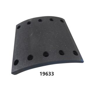 Quality MERCEDES BENZ Truck Brake Lining With Rivets 19633 19632 MB85 MB84 wholesale