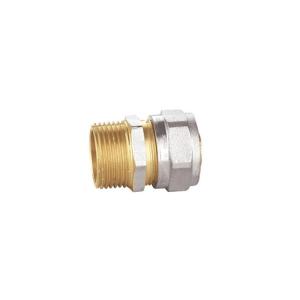 Quality Threaded Brass Compression Fittings PF5002 Equal Straight Union wholesale