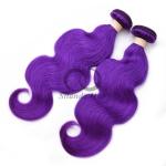 Purple Body Wave Remy Human Hair Bundles Sew In Weave Bundles Brazilian Bundle
