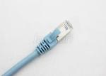 26AWG O.F.C. Cat5e Ethernet Cable , Flexible PVC 50U Gold Plated Shielded Cat5e