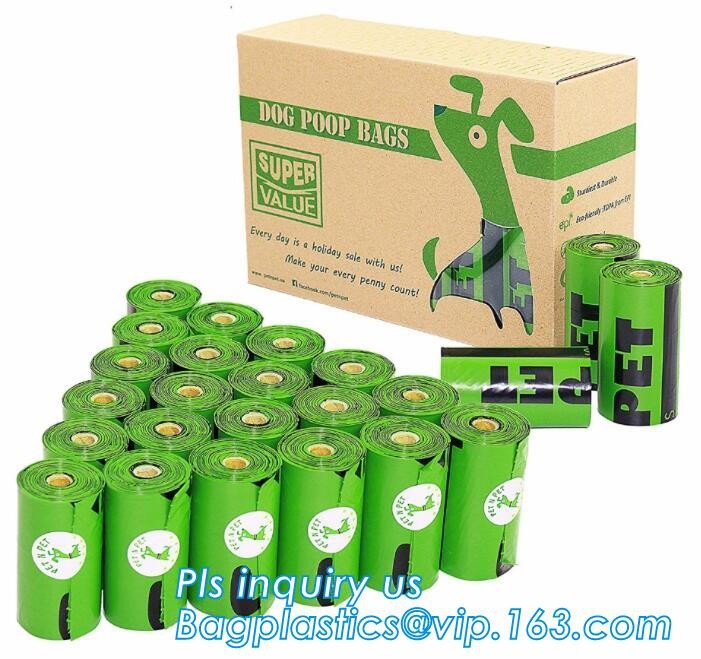 degradable pet waste poop bags dog cat clean up refill garbage bag, Capsule Shape Dog Pet Puppy Waste Bag Dispenser with