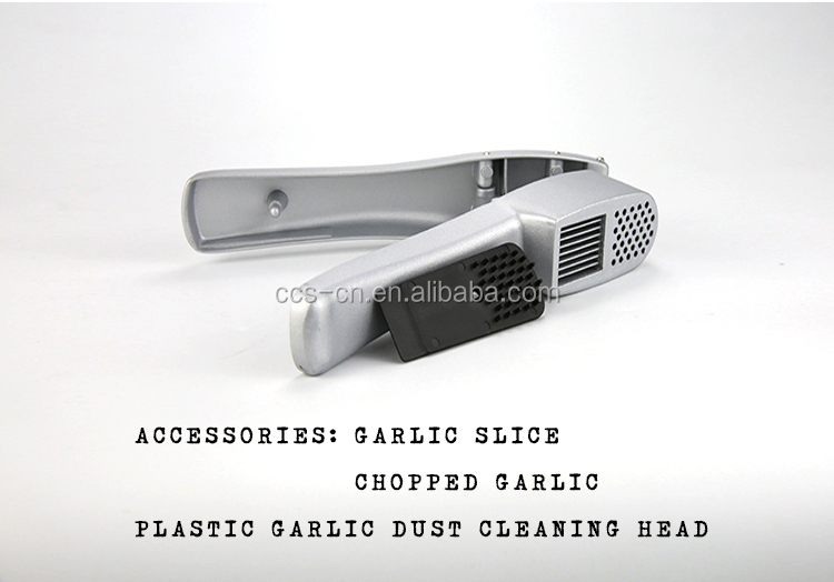 Multifunctional Aluminum 2 In 1 Garlic Press Slice Kitchen Accessories Garlic Chopper Press