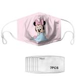 3D Cartoon Printed Washable Mouth Face Mask